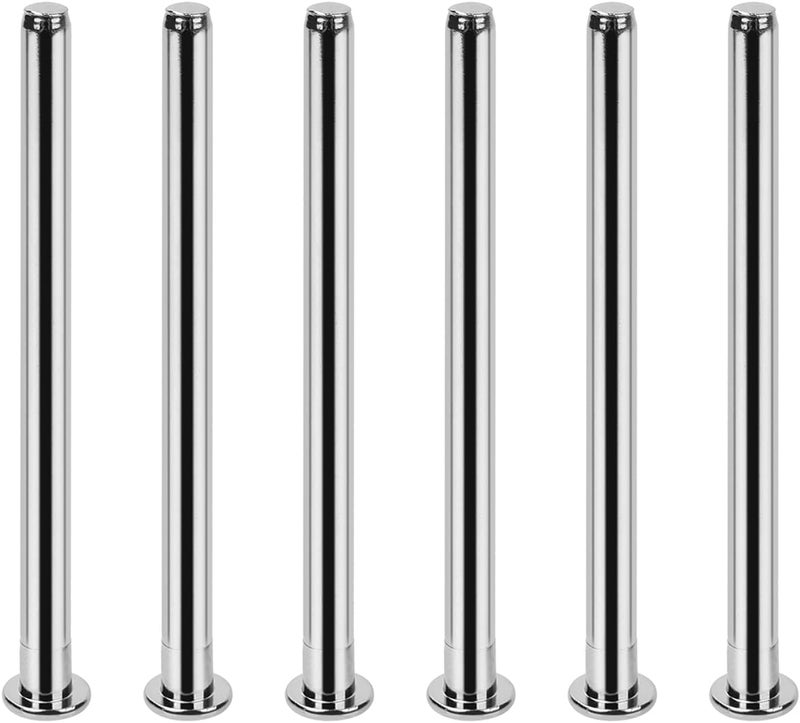 GEAIN 6 Pieces of 3.5-inch Indoor Door Hinge pins Replacement, Suitable for 3.5-inch Oil-Rubbed Bronze Hinge pins and Screws, Silver - Image 1
